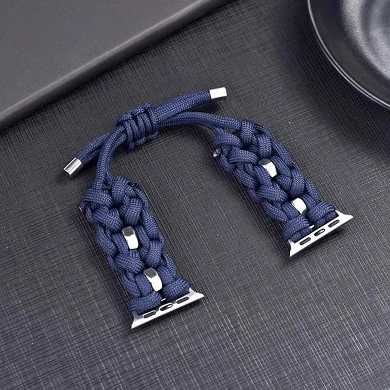 Ремешок Etsy ручной работы с веревочным узлом для Apple Watch 40 мм 44 браслет серии 2 3 4 5