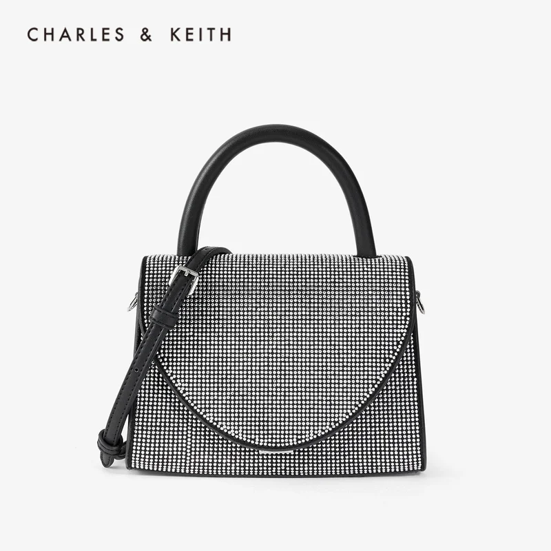 CHARLES＆KEITH New Arrival for Spring Summer 2020 CK2-50270395Women shoulder bag hand Glossy material fashion | Багаж и сумки