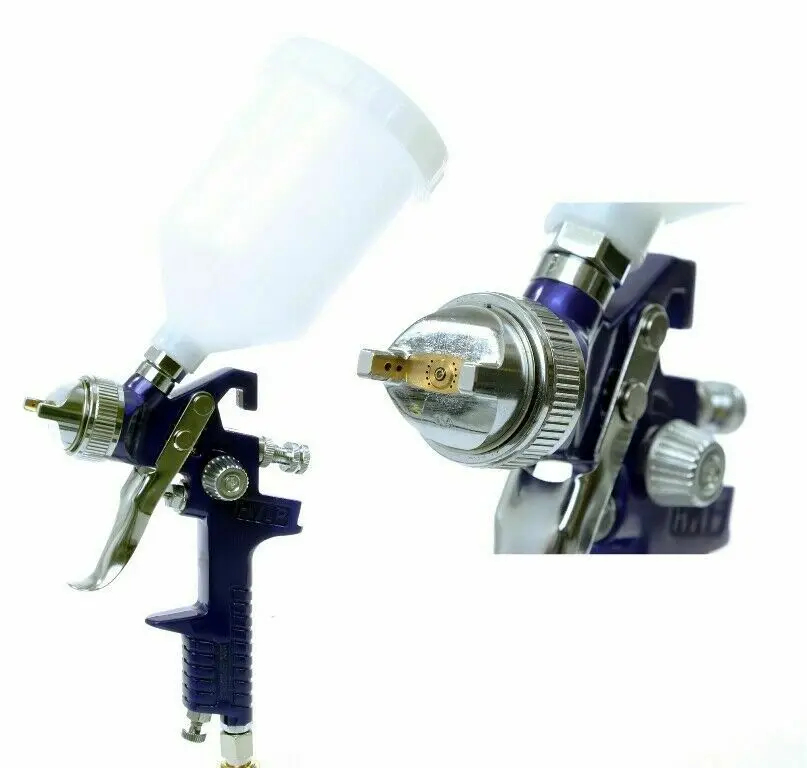 Пистолет распылитель HVLP диаметром 1 4 мм блестящий серебристый пистолет большого