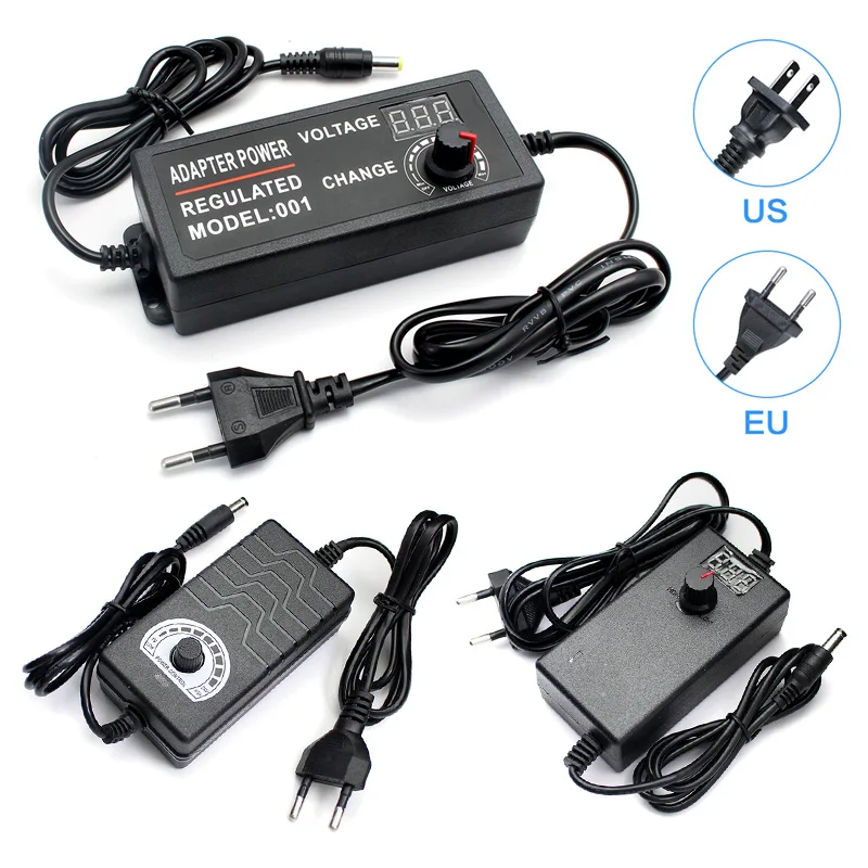 

Adjustable Power Supply AC 100V-240V TO DC 3V-12V 3V-24V 9V-24V 1-24V 24V-36V 1A 2A 3A 5A Universal Adapter For CCTV/LED Strip