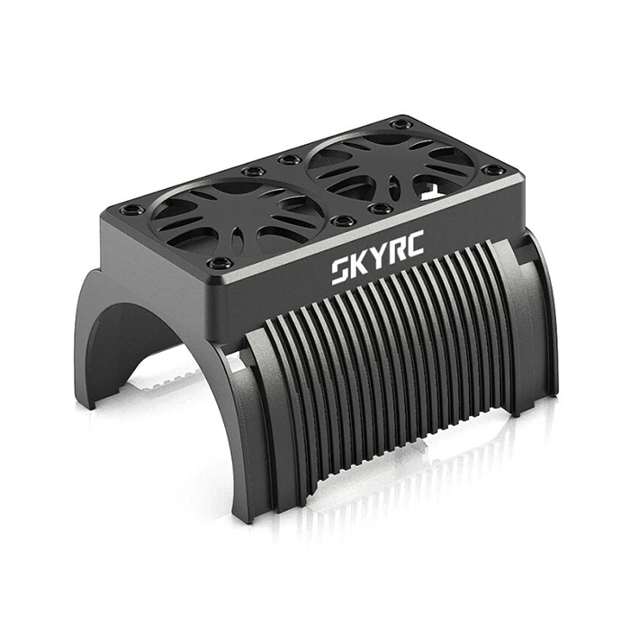 Моторный радиатор 2 вентилятора диаметром 55 мм подходит для 1/5 RC автомобиля |