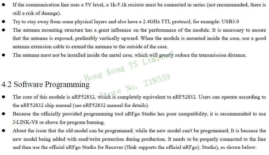 E73-2G4M04S1B NRF52832 E73-2G4M04S модуль Bluetooth BLE 4,2/5,0 основная плата ARM core пульт дистанционного управления 2,4G беспроводной приемопередатчик