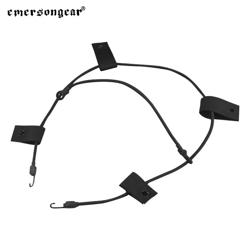 Emersongear Тактический шлем Резиновая лента эластичный набор для шлема Улучшенный