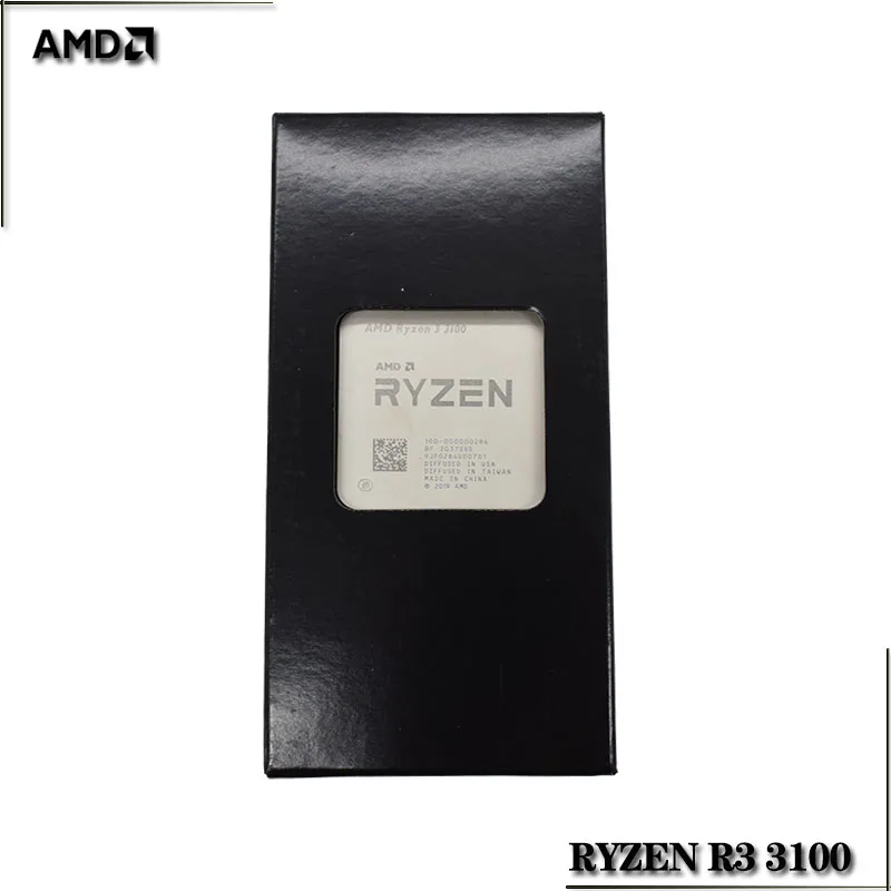 Процессор AMD Ryzen 3 3100 R3 4-ядерный 8-поточный процессор 6 ГГц L3 = 16M 100-000000284 разъем AM4 65