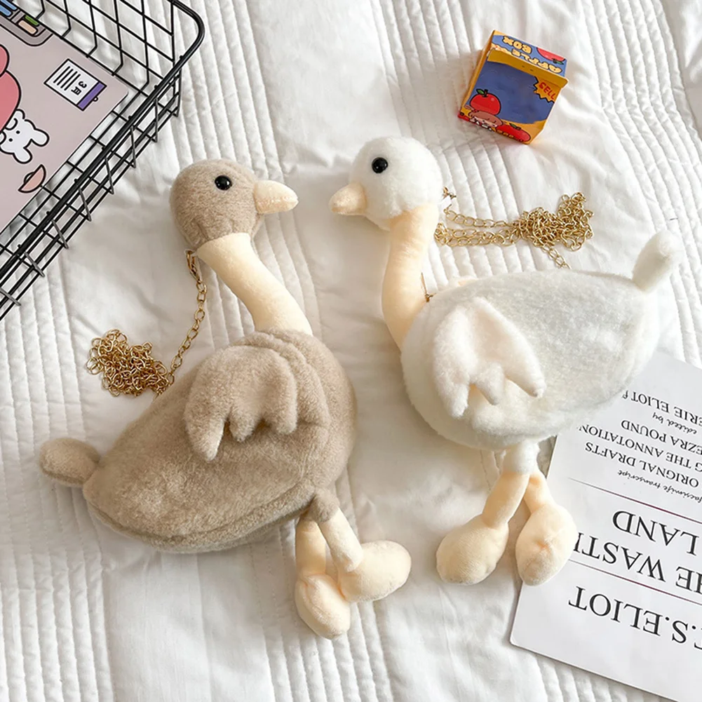 Симпатичные сумки на плечо с цепочкой для девочек Женский плюшевый Кошелек