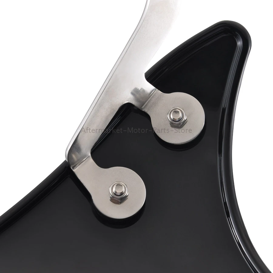 Ветрозащитный экран для мотоцикла черный компактный спортивный ветрозащитный