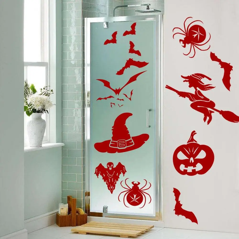 Новый ПВХ кровавый пол ведьмы цепляет Хэллоуин вампир зомби вечерние ринка Декор