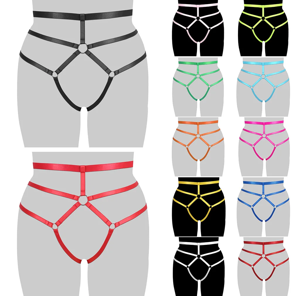 

Пояс для чулок женский готический, с вырезами, большие размеры