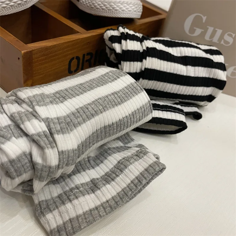 

Pants Ankle Length Elastic Waist Skinny Solid Cotton New Fashion Comfortable Cute Lovely Simplespring Autumn Children Unisex