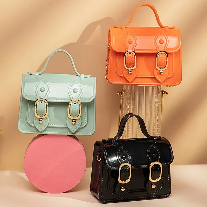 

Women Mini Handbags Jelly Tote Candy Color Crossbody Bags For Women Messenger Bags Girls Summer Fashion Bag Bolsa Feminina 2021