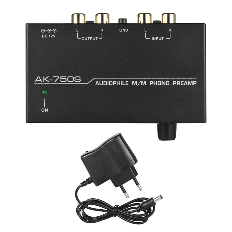 Ak-750S микшер с контролем уровня предусилитель для мобильного телефона Rca вход и