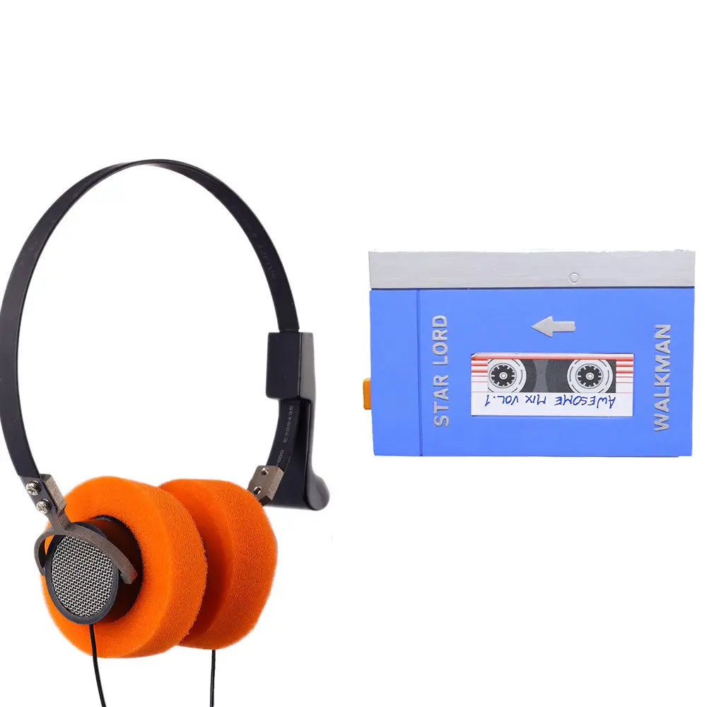 Наушники XCOSER Guardians of the Galaxy Star Lord, реквизит для косплея, музыкальные наушники Walkman, аксессуары для костюма - Цвет: Earphone and Walkman