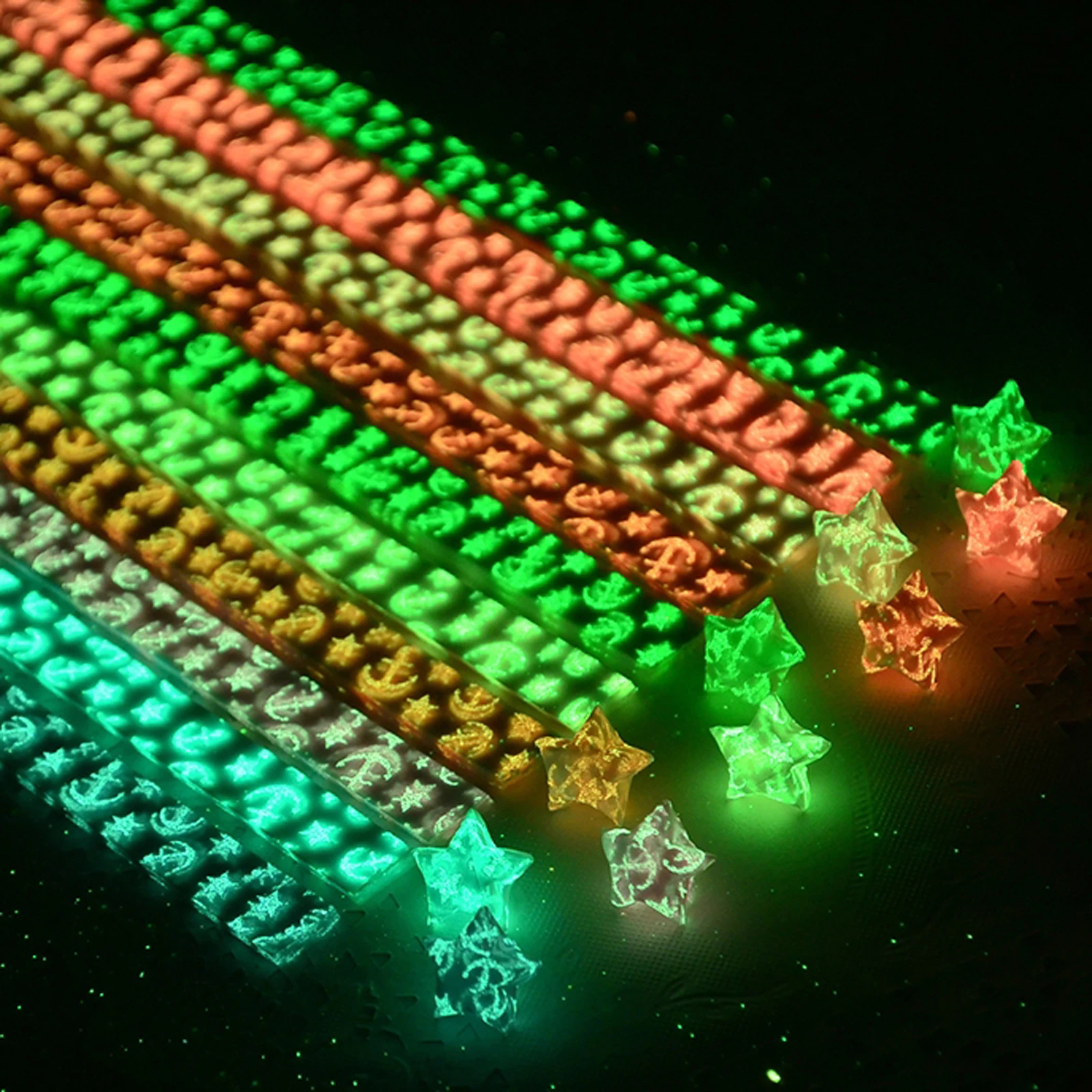 210 шт. бумажные светящиеся полоски для оригами ручной работы|Крафт-бумага| |