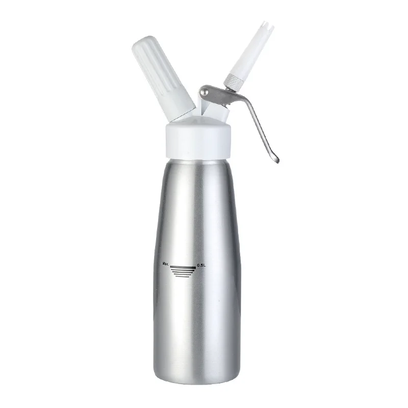 

Aluminum Cream Foam Maker whipped cream whipper 500/1000ML DIY Baking Mounting Patterns Mousse Siphon Stainless Steel Baker