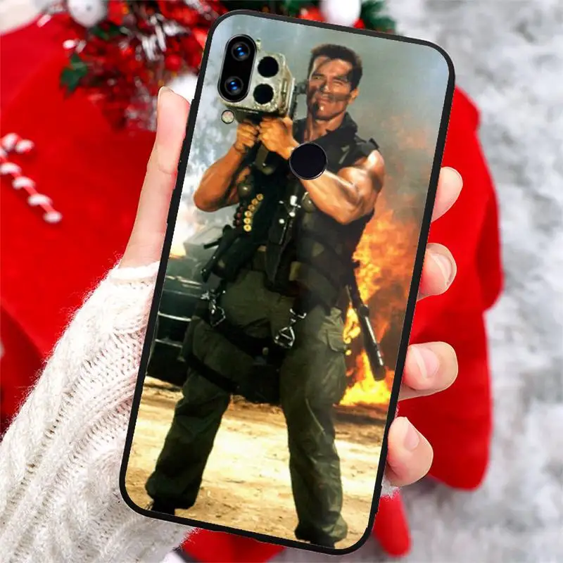 

Arnold Schwarzenegger movie Commando 1985 high quality Phone Case shell For Xiaomi Redmi note 7 8 9 t k30 max3 9 s 10 pro lite