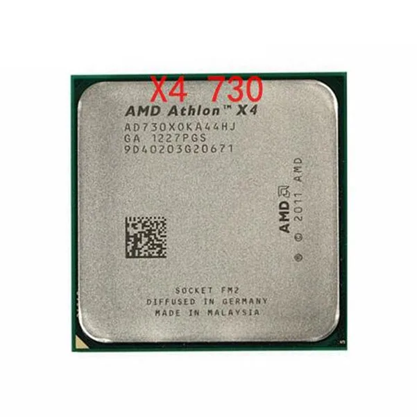 Бесплатная доставка X4 730 Процессор процессор Quad Core (2 8 ГГц/L2 = 2*2 м/65 Вт) разъем FM2