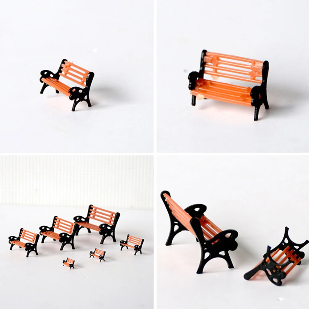 5 шт. Реалистичная скамейка для парка улицы Модель сиденья DIY материал ручной