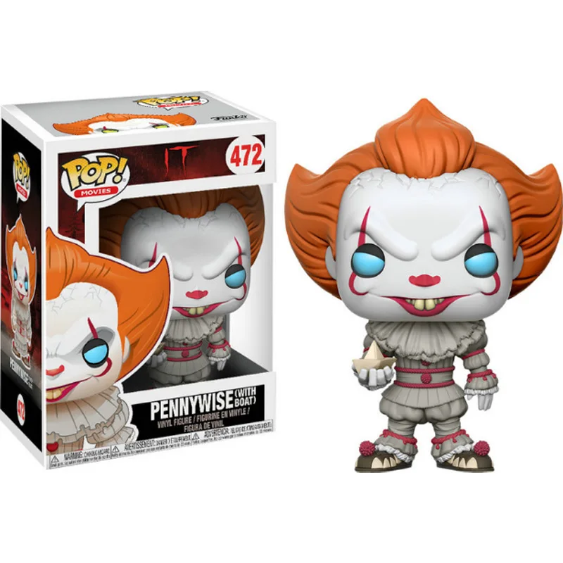 Поп фильм Стивен Кинг ИТ Джокер, клоун персонаж PENNYWISE Bill Denbroug Виниловая фигурка кукол игрушки для детей Рождество Хэллоуин - Цвет: D