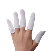 200pcs cotton finger cover sweatproof anti scratch protective finger cot for home store white