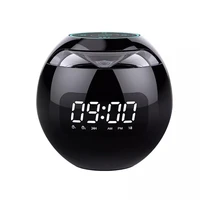 2021 new bluetooth speaker alarm clock portable mini mobile phone subwoofer card radio