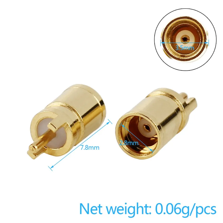 10PCS MMCX Plug Earphone Pin For SE535 SE425 SE315 SE846 SE215 LN005481 Audio Jack Headphone Adapter DIY | Электроника
