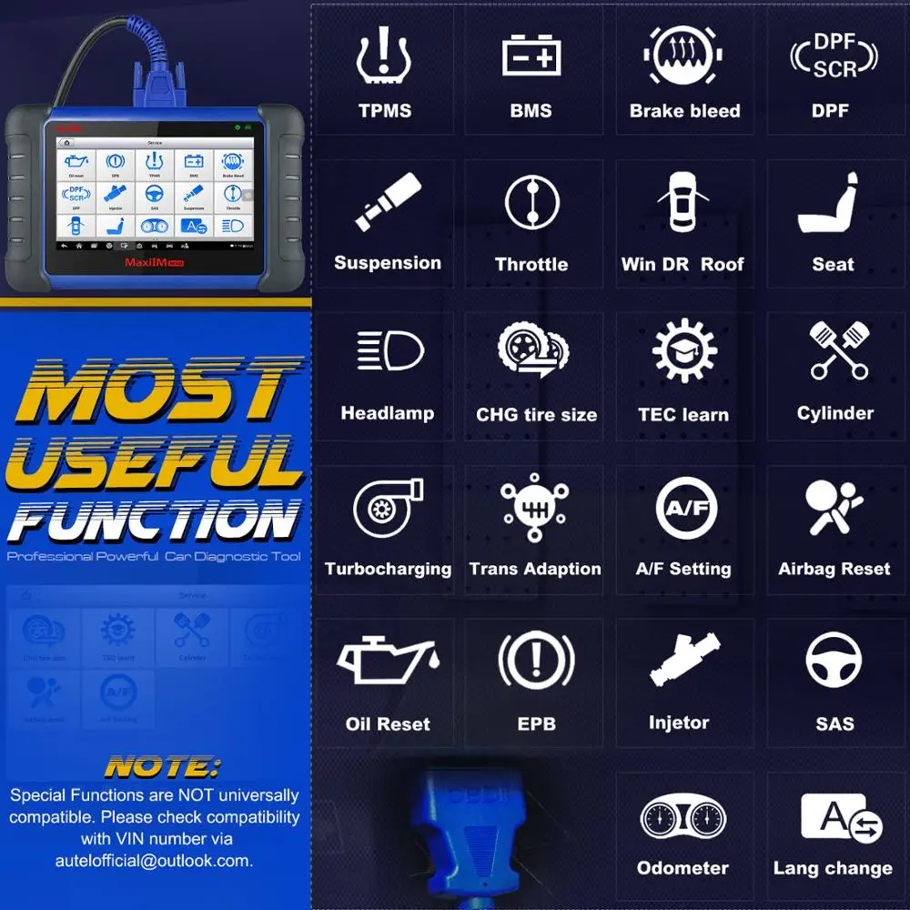 Autel MaxiIM IM508 IMMO ECU Reset Refresh Coding Key Reprogramming Auto Diagnostic Tool | Автомобили и мотоциклы