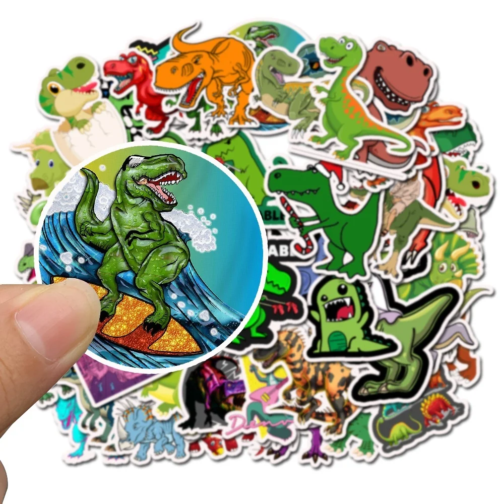 PickJoy 50 шт. 2019 Мультяшные игрушки наклейки с картинками динозавров ноутбук