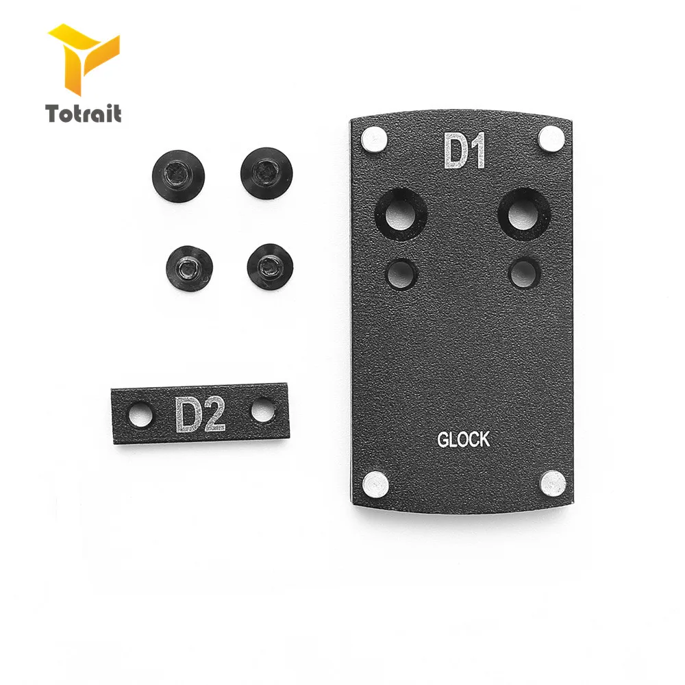 TOtrait Beretta 92 Glock 17 19 22 1911 адаптер для пистолета Reflex Sight Mount Plate Sightmark Burris Vortex Micro Red Dot Scope