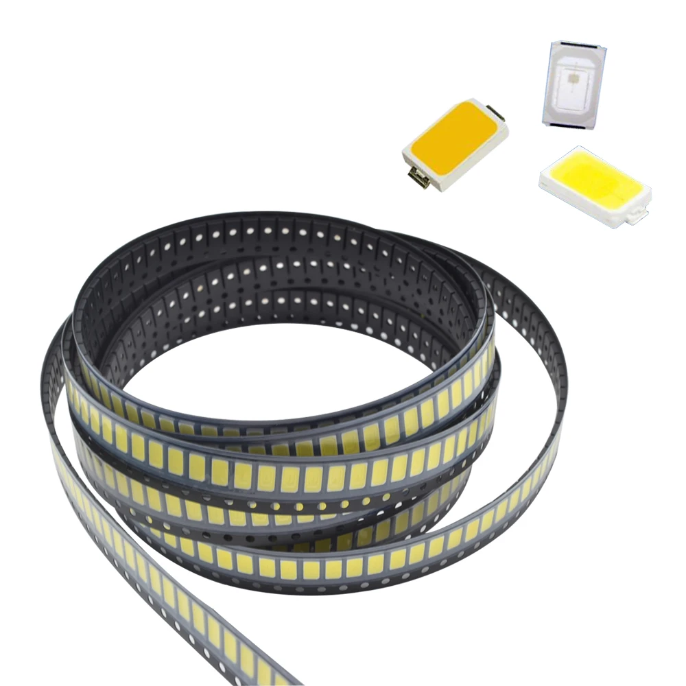 1000pcs Smd Smt 5730 5630 0 5 W 3 1 ~ V 20MA ультра яркий белый теплый супер светодиодный чип