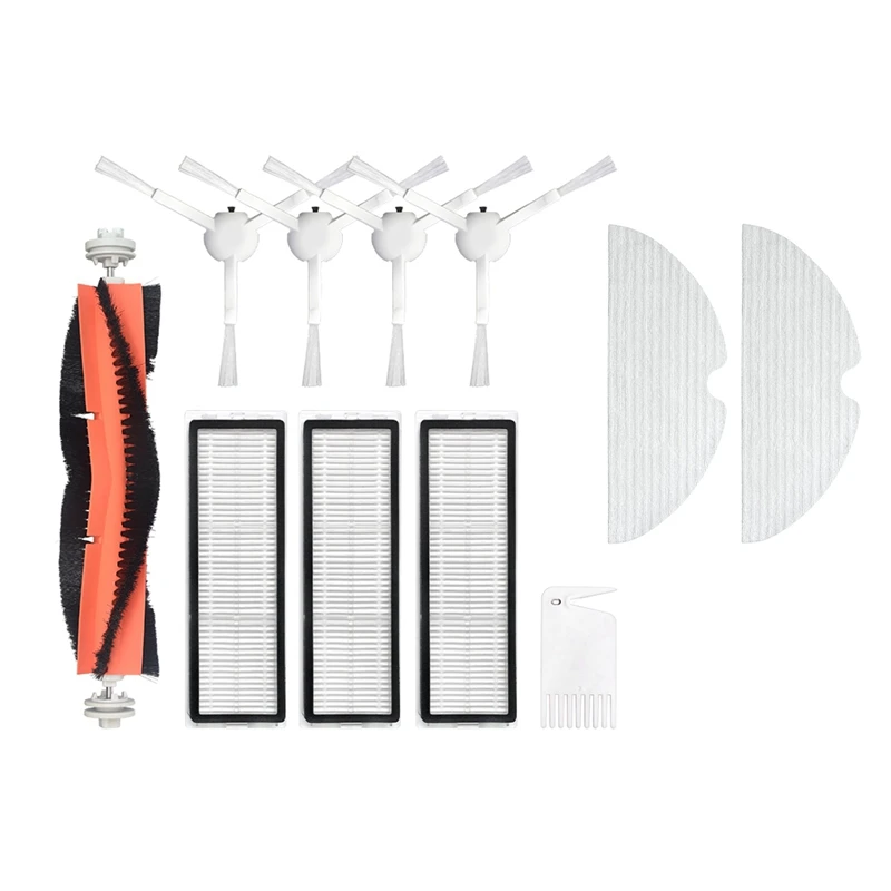 

7Pack for Xiaomi Dreame F9 Robot Vacuum Mop Roller Side Brush Hepa Filter Comb & 2Pcs Mop Cloth for Dreame F9 Robot