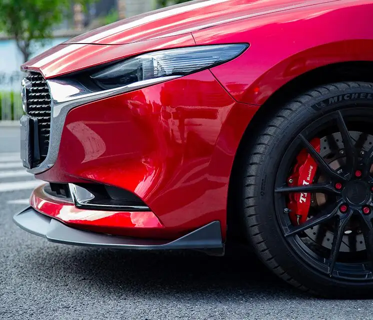Для Mazda 3 Axela Body kit спойлер 2020-2021 ABS задний передний бампер диффузор защитные