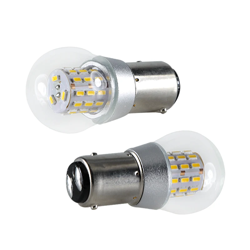 2шт лампада led carro светильник p21W 1156 BA15S 1157 BAY15D py21w canbus super 12v 24v интерьерная лампа