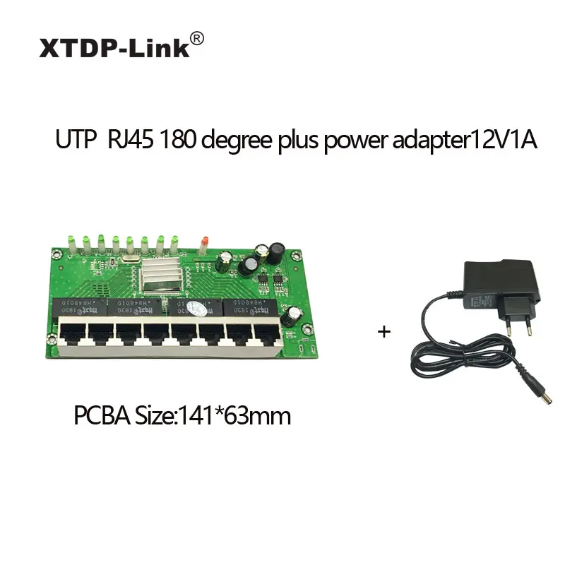 G1 Plus power Гигабитный коммутатор 8 портов OEM/ODM модуль RTL8370 UTP медный радиатор 10/100/1000 Мбит/с PCBA плата Шэньчжэнь завод производство в Китае - Цвет: G1 Plus power