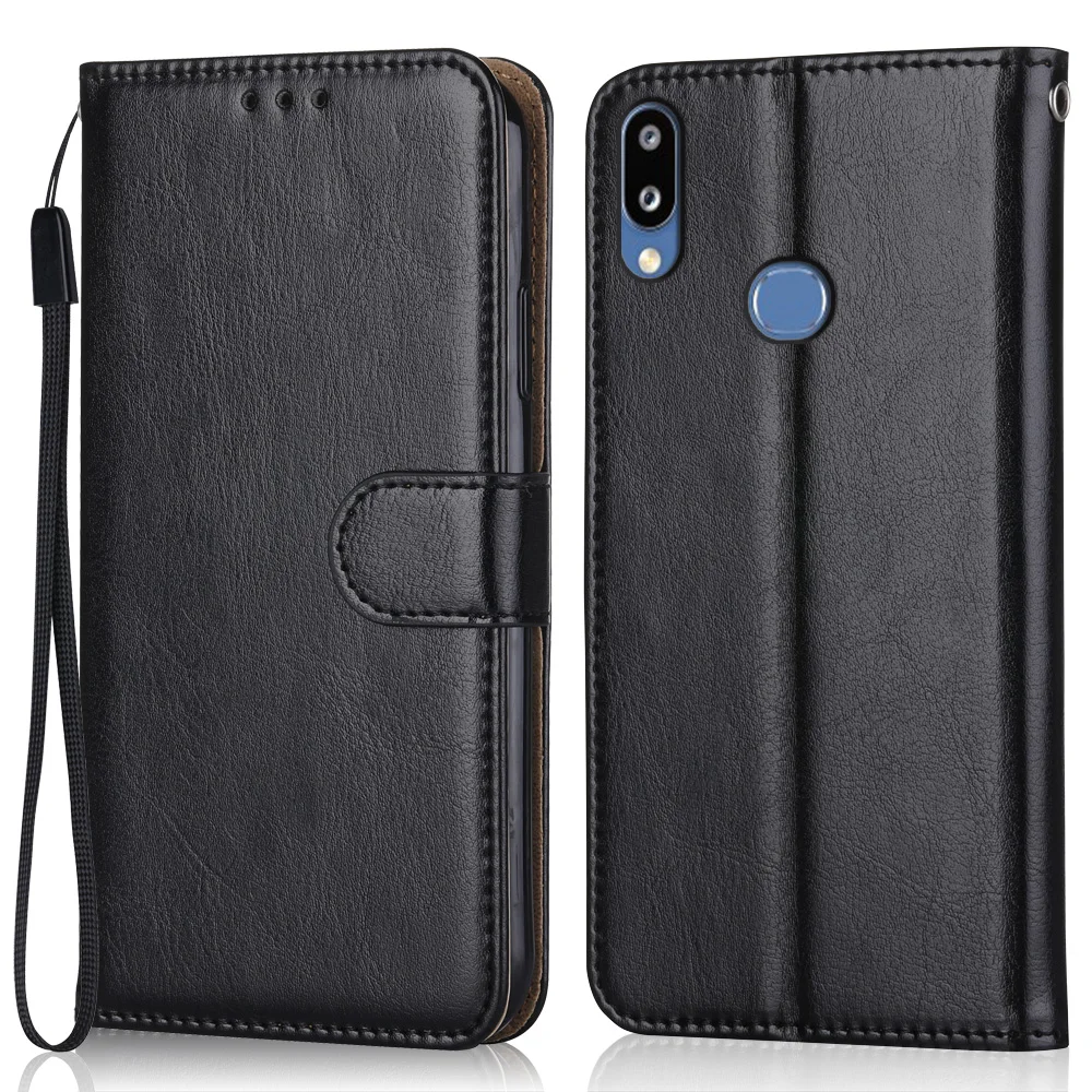 Роскошный кожаный чехол-книжка Folio для Samsung Galaxy M01s M017 M017F SM-M017F 6,2 ', чехол-бумажник с подставкой, чехол для телефона с ремешком