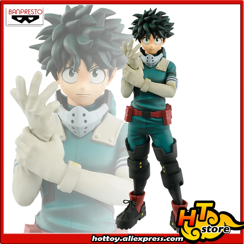 100% оригинальная Коллекционная Фигурка bansoon AGE OF HEROES DEKU Izuku Midoriya из Моя геройская