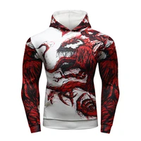 new mens sportswear hoodies quick drying running football suit sweater gym tight clothes riding pullover movie 3d printing