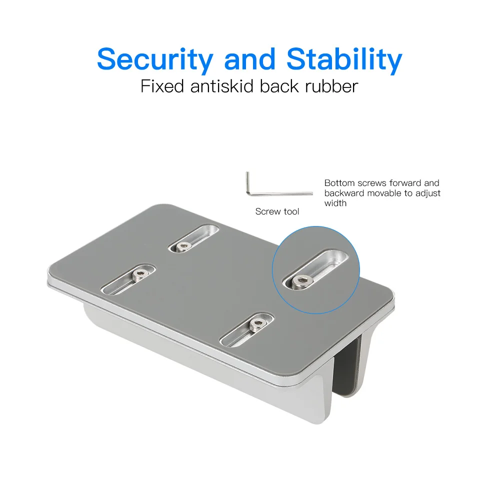 Регулируемая вертикальная подставка для ноутбука из алюминиевого сплава