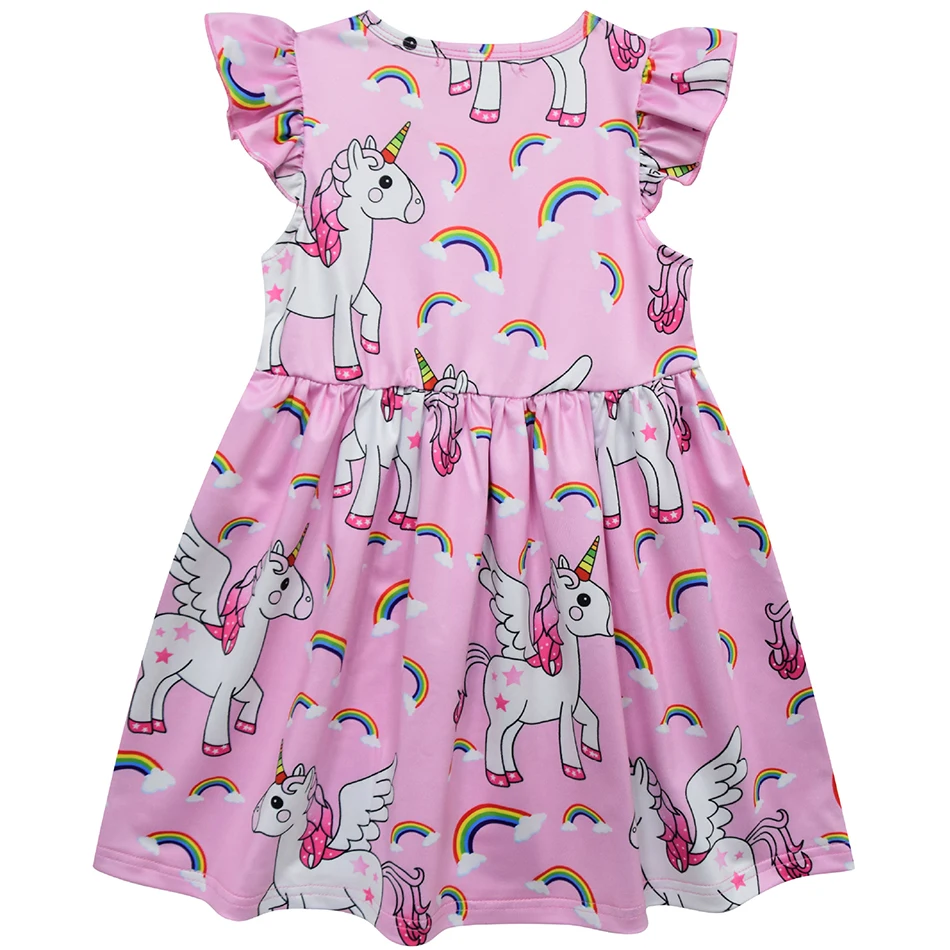 

Kids Girl Sequin Dress Printing Clothing Disney Fairy Dress