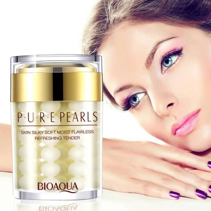 Крем для улиточный крем лица BIOAQUA Pearl TSLM1 отбеливающий сыворотка кожи вокруг глаз