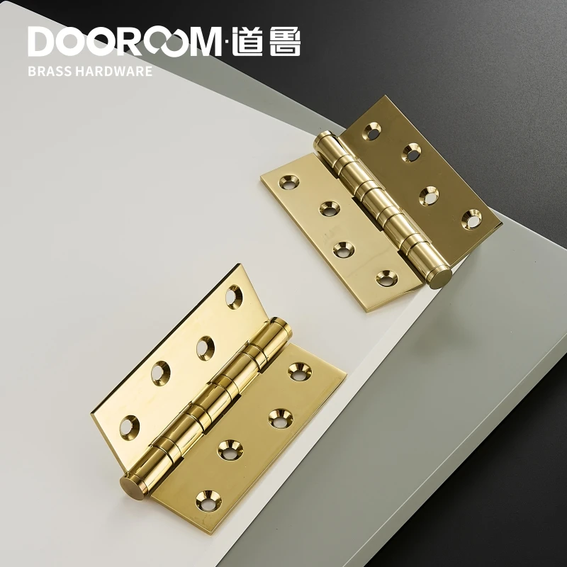 Одна часть-Dooroom латунные толстые подшипниковые петли " x 3" x 3 мм, " x 3" x 3 мм двери из цельного дерева Американский черный золотой немой петли с винтами