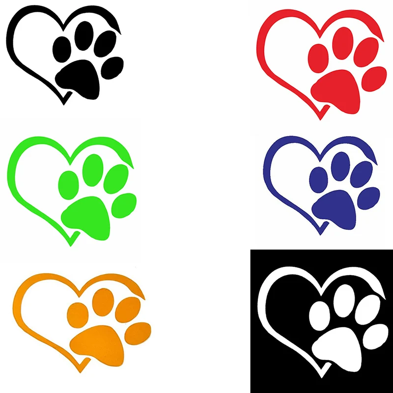 Wall Sticker Pet With Heart Dog Cat Vinyl Decal Car Window Bumper Decor For Home Wallpaper | Автомобили и мотоциклы