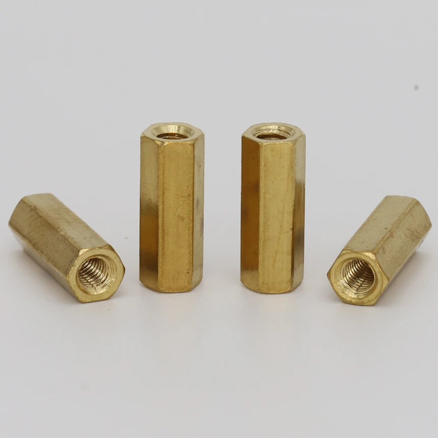 M3 * 10 M3x10 12 M3x12 двухрезьбовая гайка латунь гнездо-гнездо печатная плата