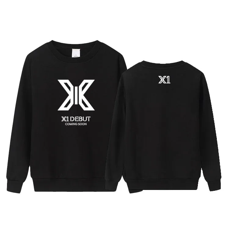 Новое поступление kpop x1 выпуск 101 дебютный с принтом круглым вырезом легкие