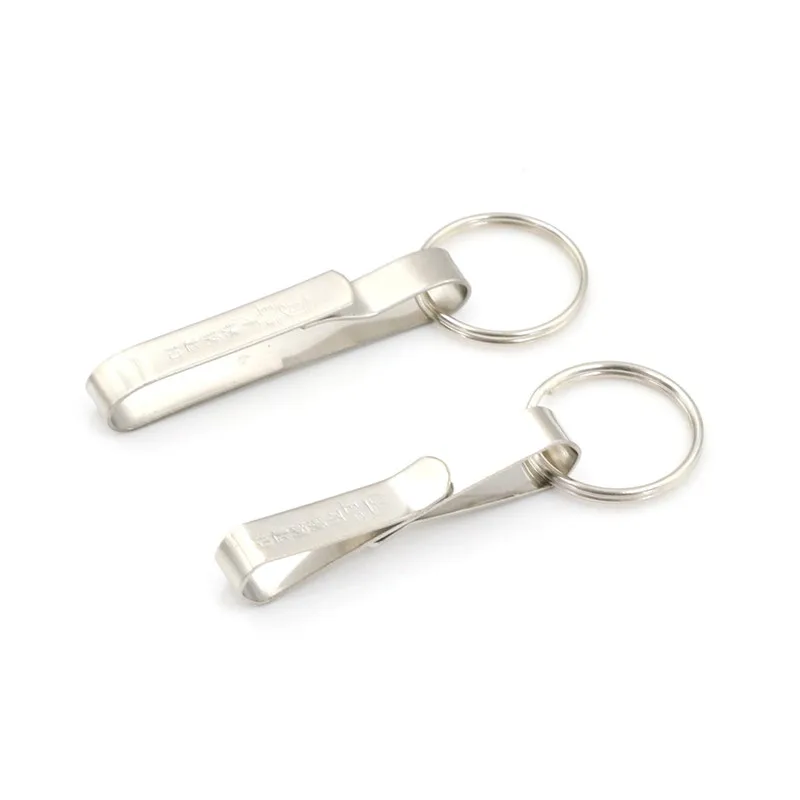 1 шт. брелоки из нержавеющей стали компактный быстросъемный брелок зажим для