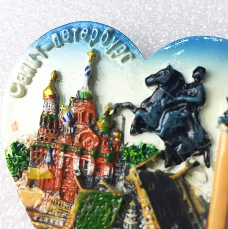 Магниты на холодильник Церковь спасения крови Санкт Петербург Россия