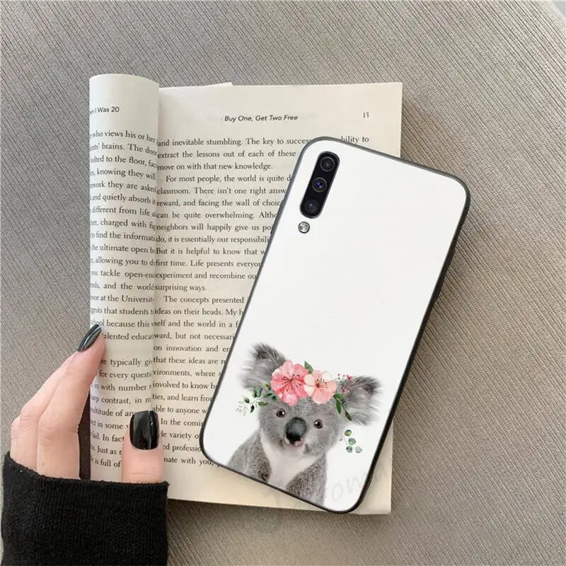 

koala cute cartoon animal Phone Case For Samsung galaxy A S note 10 7 8 9 20 30 31 40 50 51 70 71 21 s ultra plus