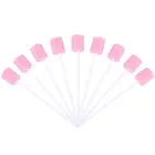 100 шт. хлопок рот тампоны одноразовые Уход за полостью рта губчатый тампон для чистки зубов рот тампоны Уход за полостью рта одноразовая Губка (розовый)