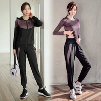 3pcs autumn women sportswear tracksuit loose hoodie female outfits running jogging fitness gym casual yoga set jacketshirtpant