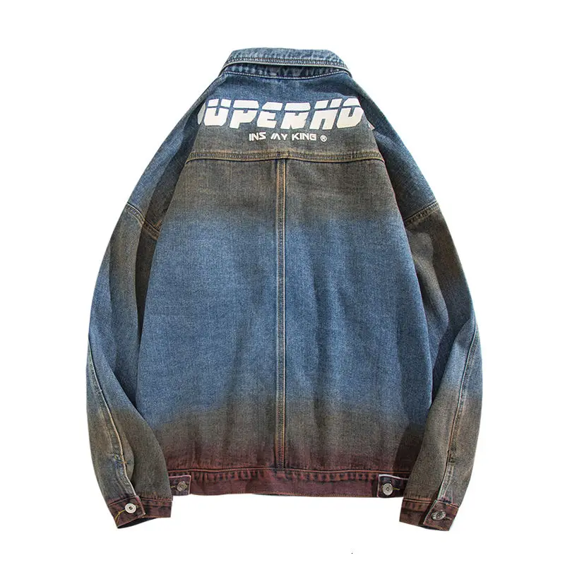 Мужская джинсовая куртка темно-синяя 2020 |