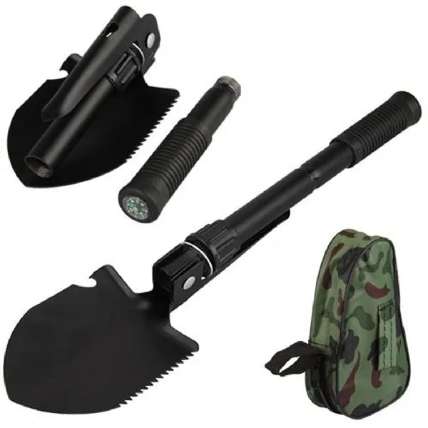 

Multifunctional Military Folding Shovel Survival Rotary KnifeCompact Shovel Camping Gardening OutdoorTool Car Mini FoldingShovel